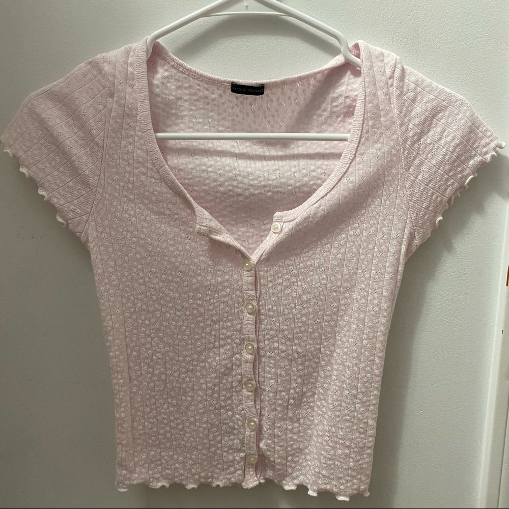 NWOT LIGHT PINK BRANDY MELVILLE TOP